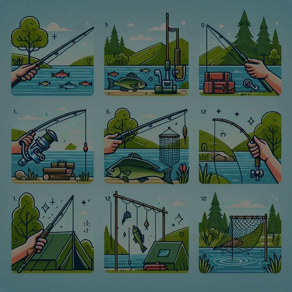 Quelles sont les techniques de pêche à pratiquer en camping pour les novices?